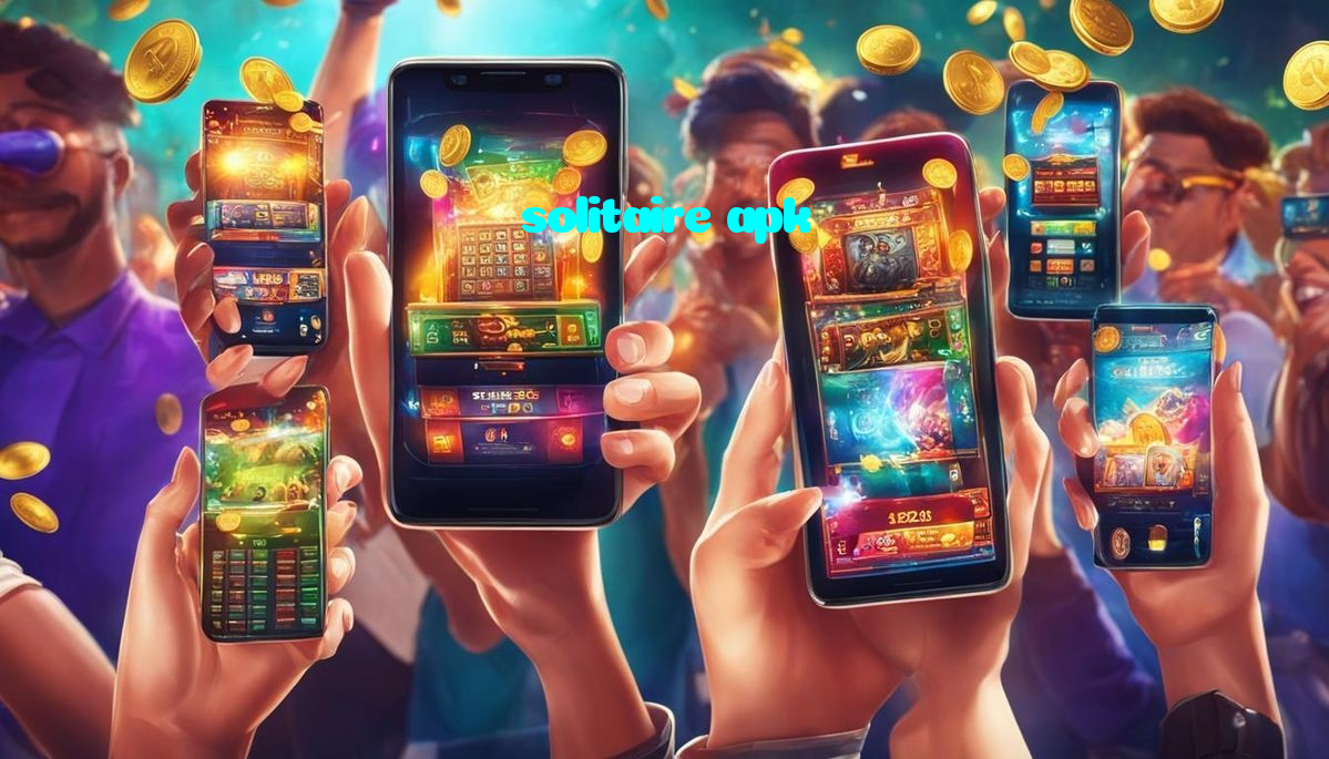solitaire apk casino presented on mobile device in Pakistan with slots and live games